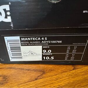 DC Shoes Manteca 4 S in Black Gradient